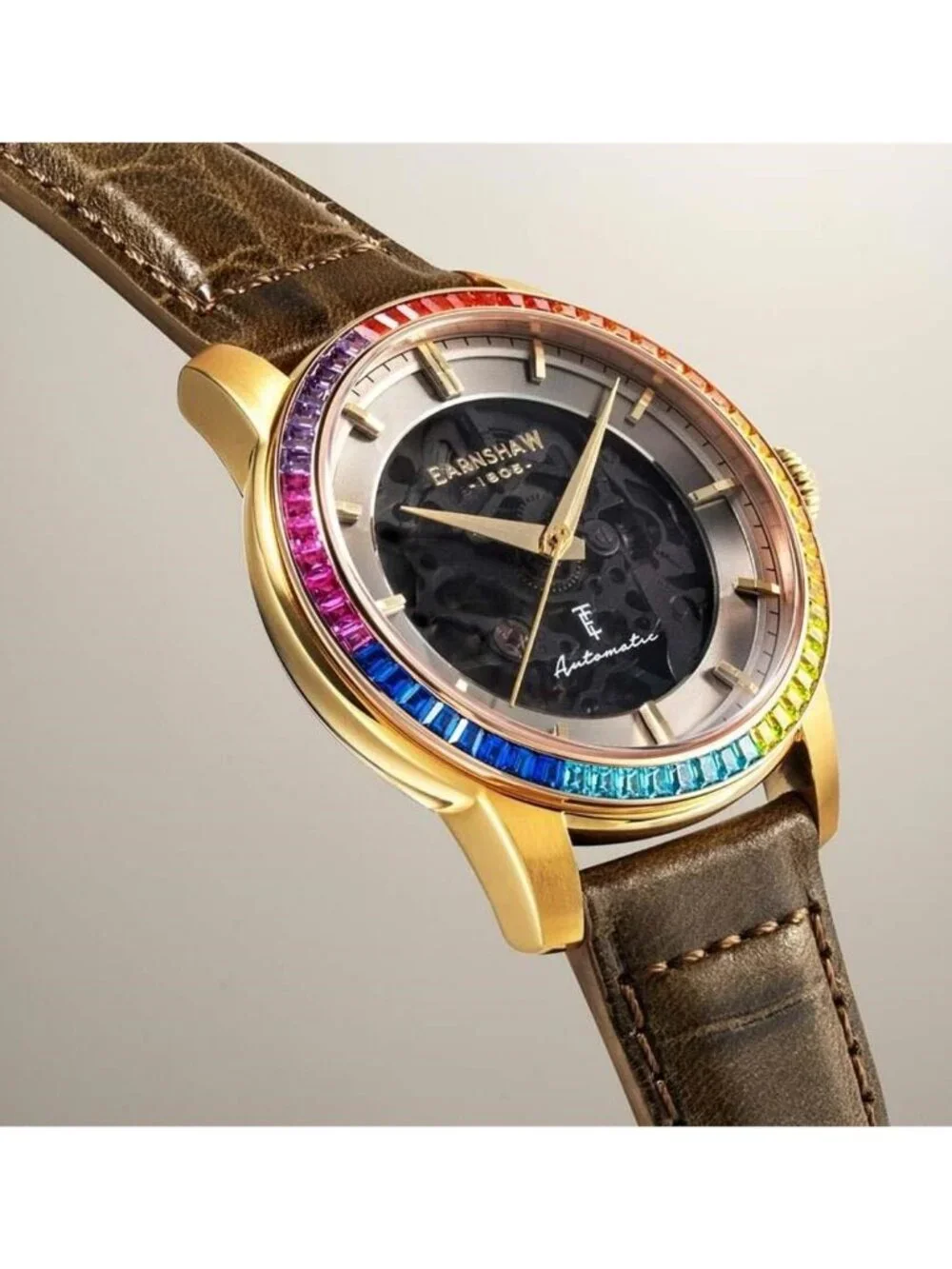 NWT Thomas Earnshaw Glory Automatic Men's Watch